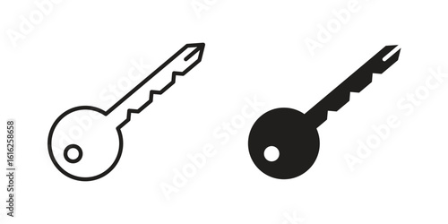key icon design for signs, logo, apps or website
