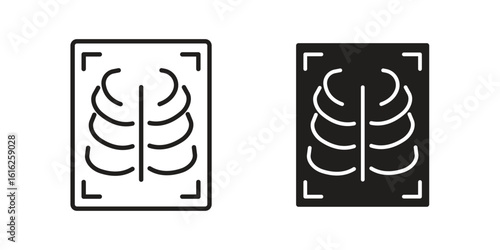 X ray icon design for signs, logo, apps or website