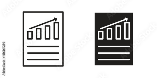 Report icon design for signs, logo, apps or website