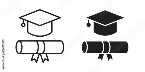 Degree icon design for signs, logo, apps or website