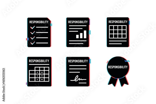 isolated backgond responsibility checklist responsibility report form responsibility matri responsibility assignment chart responsibility sheet responsibility