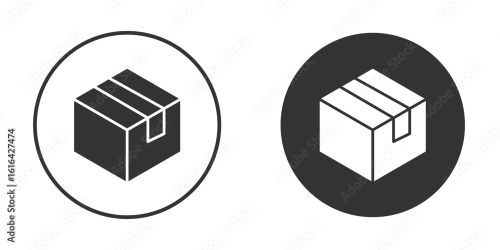 Package icon vector illustration solid. vector logo template in trendy flat style Package icon vector illustration solid. vector logo template in trendy flat style