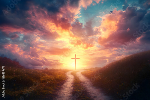 sunset in the clouds