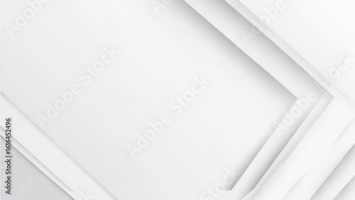 Abstract white geometric background