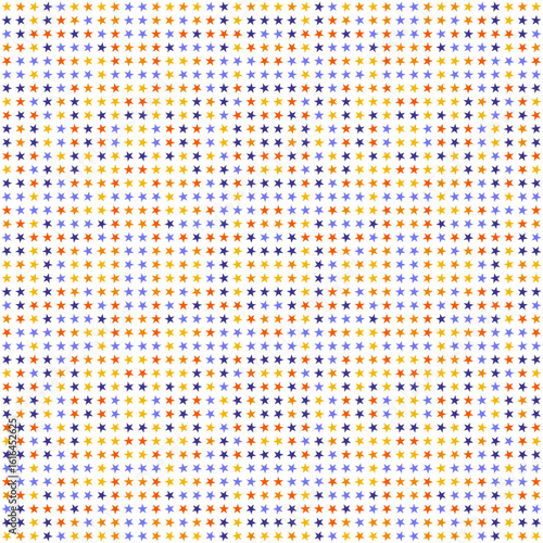 Endless vector seamless pattern consisting of various colorful graphic elements.