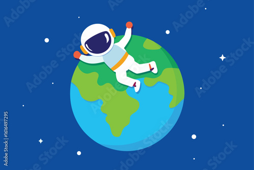 spaceship and planet earth