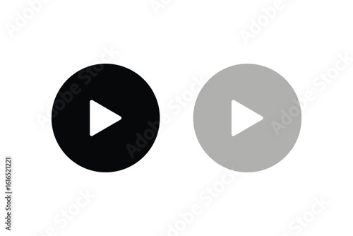 Play button icon vector on transparent background. Media player sign. Free Download Play button icon vector on transparent background. Media player sign. - GFXLoad