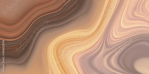 Fluid Pastel Mocha Gradient Abstract Background