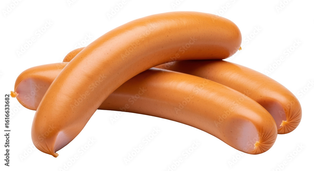 Fotografie Isolated Frankfurter Sausage