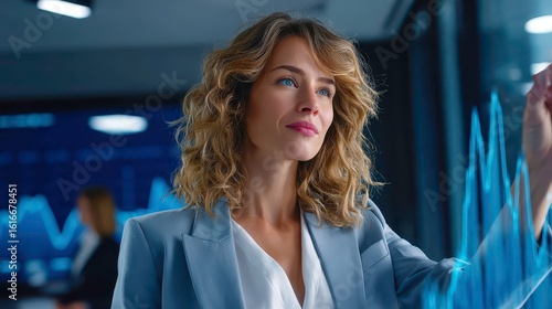 Business Woman Analytics | Data Insights, Charts, Strategy