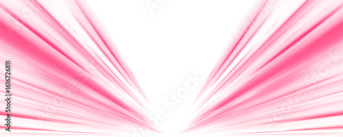 Neon stripes in the shape of a drill, turns and swirls. High speed concept illustration. Abstract background in blue and purple neon colors on a white background PNG.