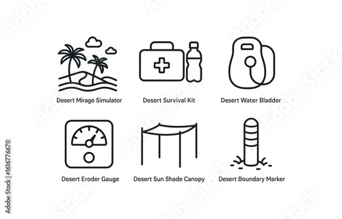 straight perfect stroke icon mono icons style isolated desert mira simulator desert survival kit desert water bladder desert eroder gau desert sun shade canopy desert boundary marker