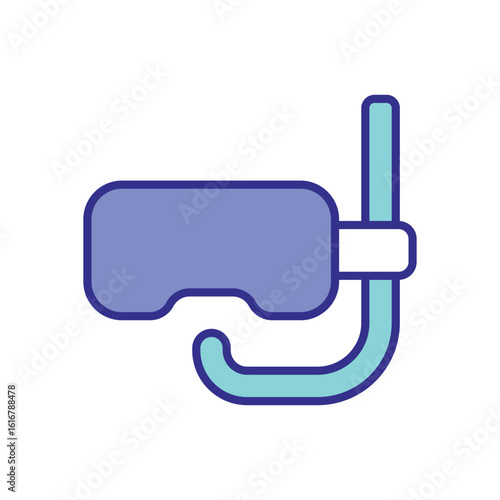 Snorkeling Gear icon vector