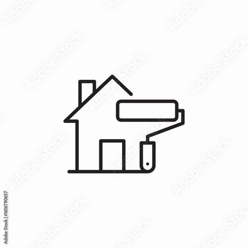 house repair icon sign vector