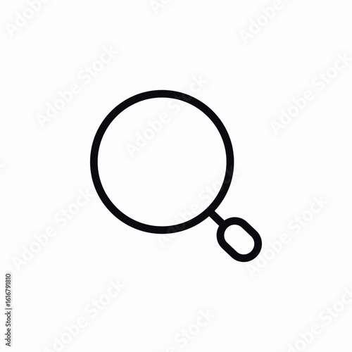 lens magnifier icon sign vector