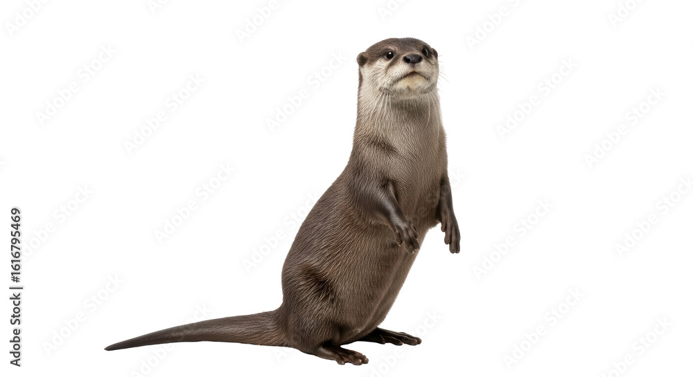 Fotografie Isolated Otter