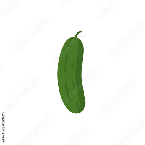 cucumber on white background