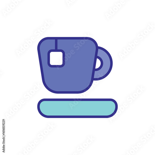 Tea Time icon vector