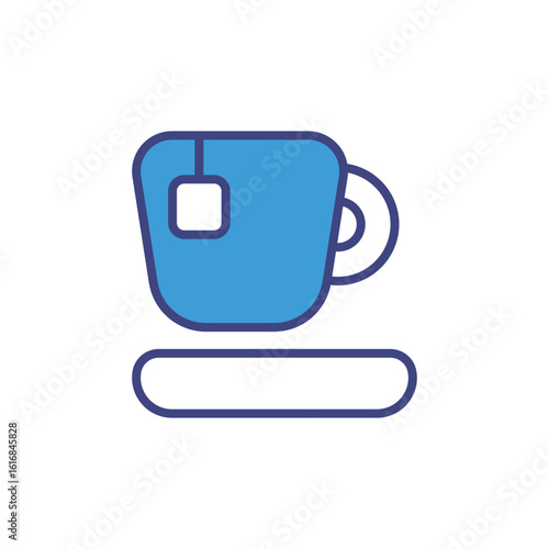 Tea Time icon vector
