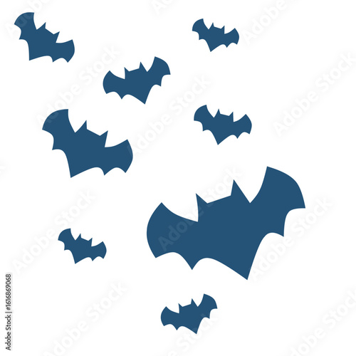 vector illustration of halloween bat