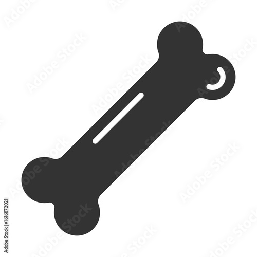 Bone Icon Glyph Style. Vector Illustration Design