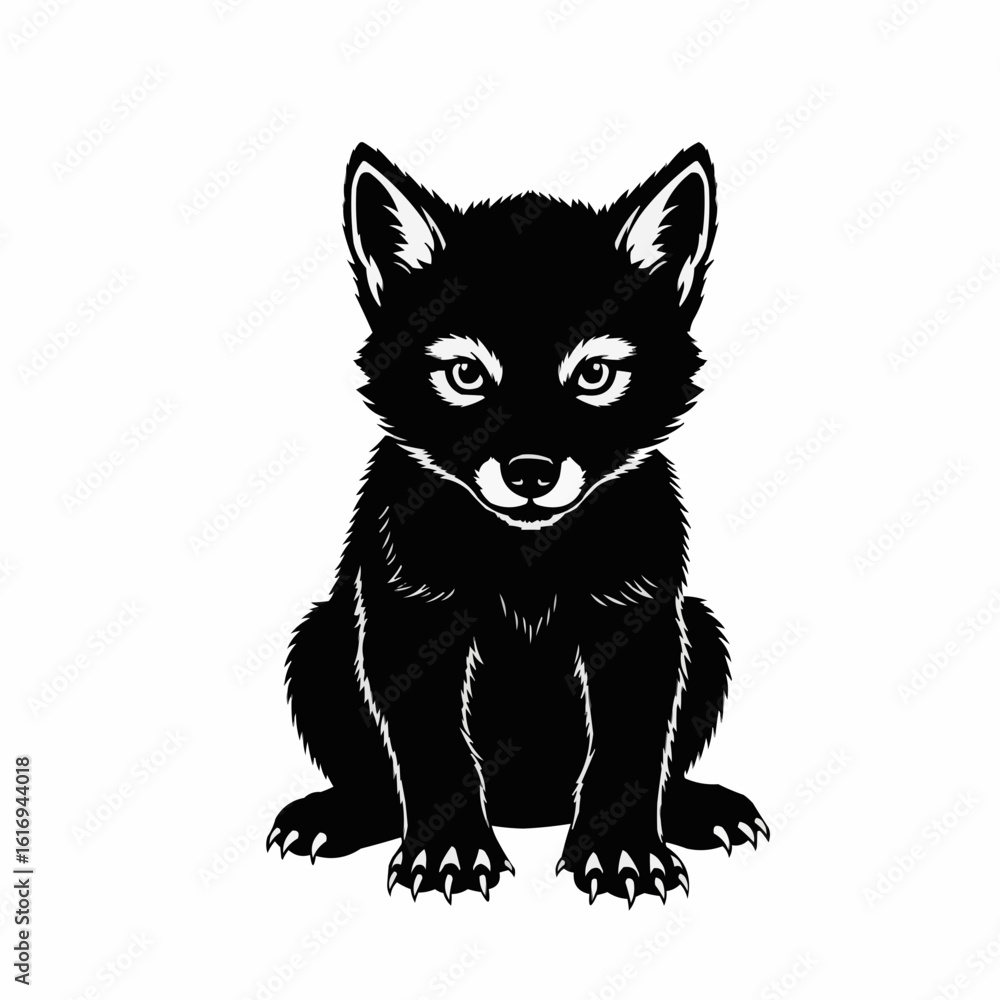 Obraz premium Baby wolf