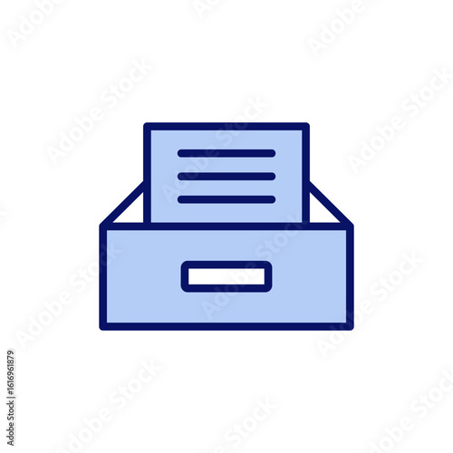 Archive folders icon vector. Document vector icon. Archive storage icon.
