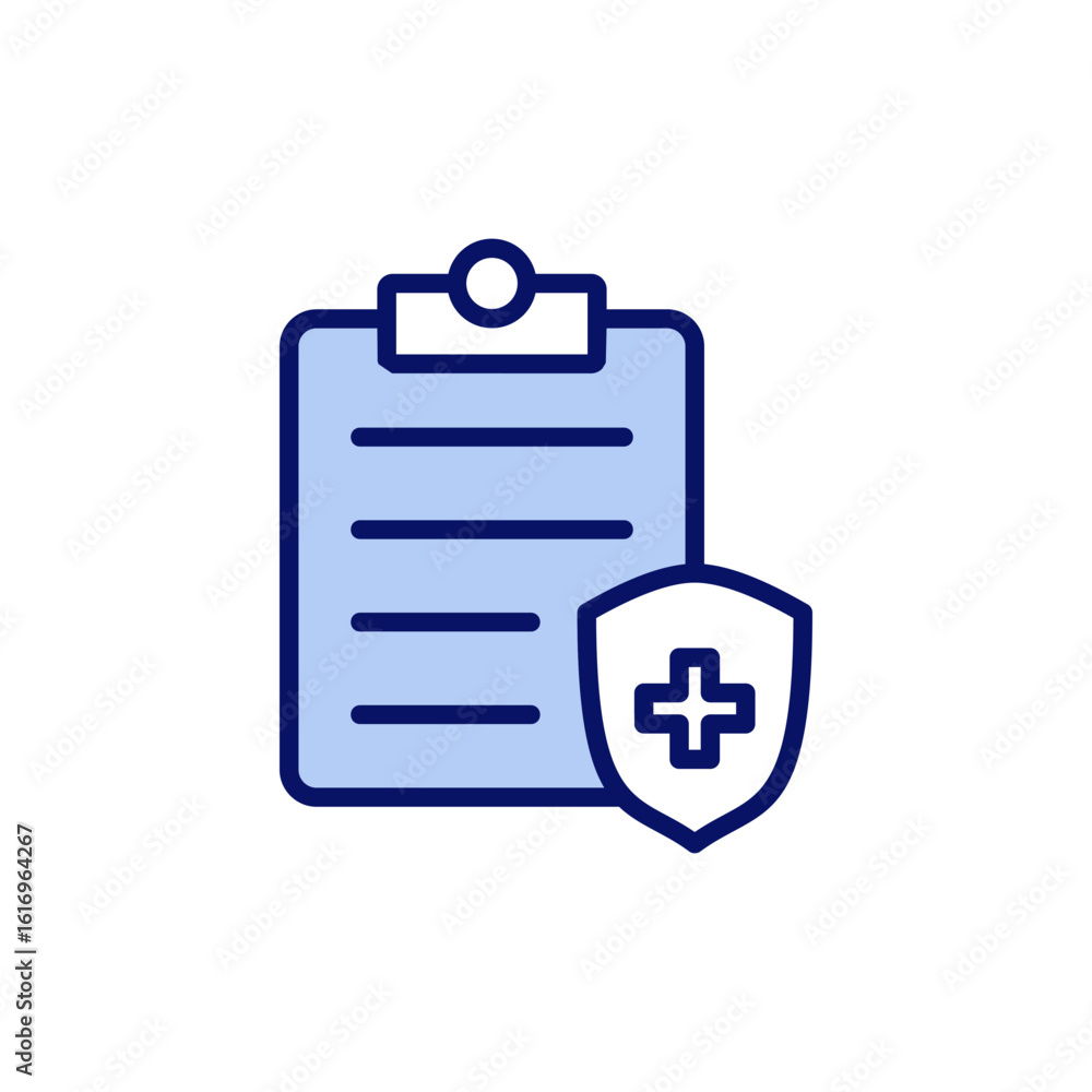 Medical insurance icon vector. health insurance sign and symbol Medical insurance icon vector. health insurance sign and symbol