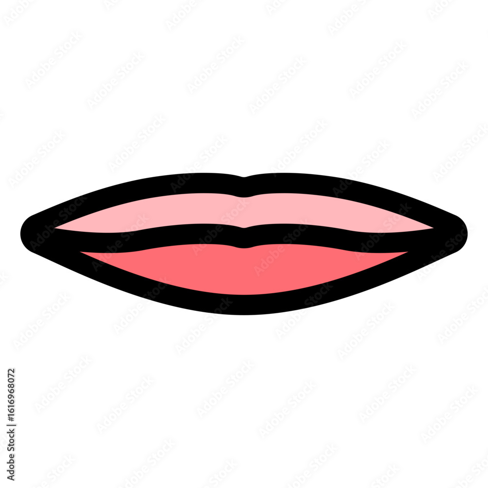 Obraz premium Lip icon
