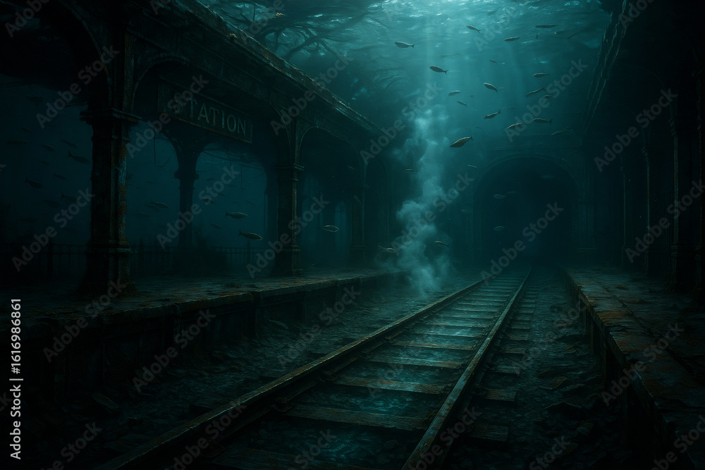 Fototapeta premium Submerged Platform
