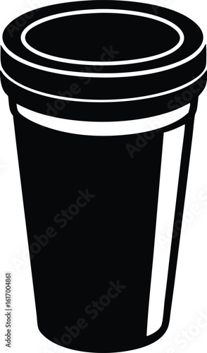 travel mug vector icon