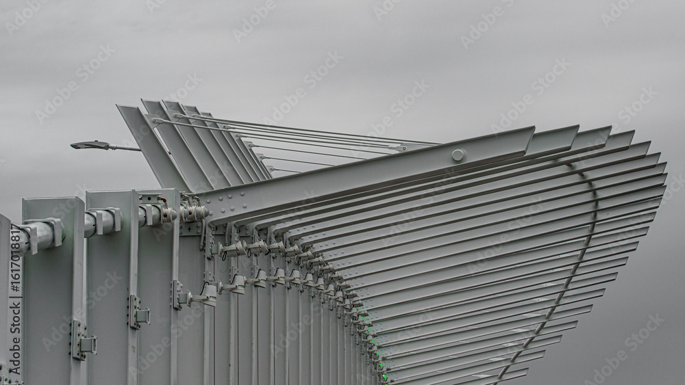 Fototapeta premium Abstract bridge in the city