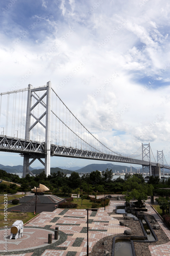 Fototapeta premium 瀬戸大橋 与島からの眺め