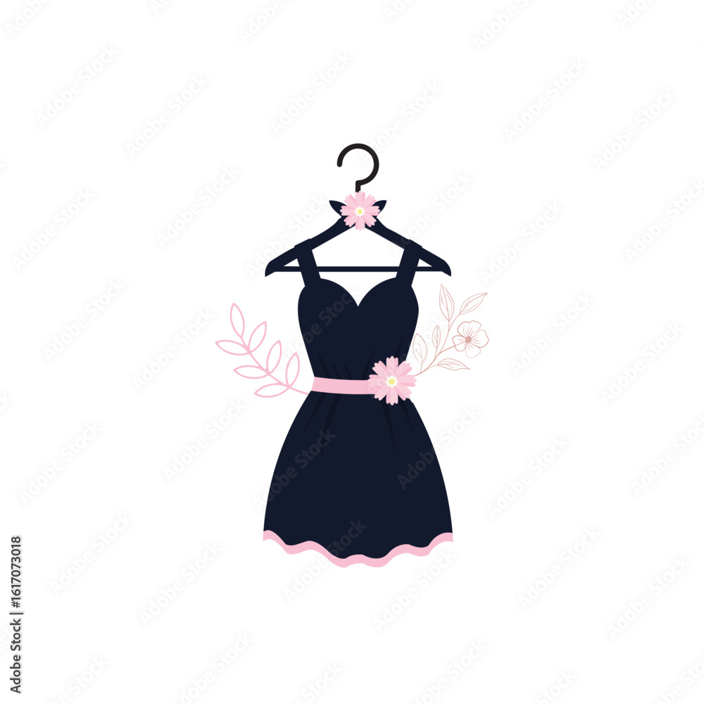 Fototapeta premium Women's Fashion Logo – Elegant Feminine Apparel Brand Identity
