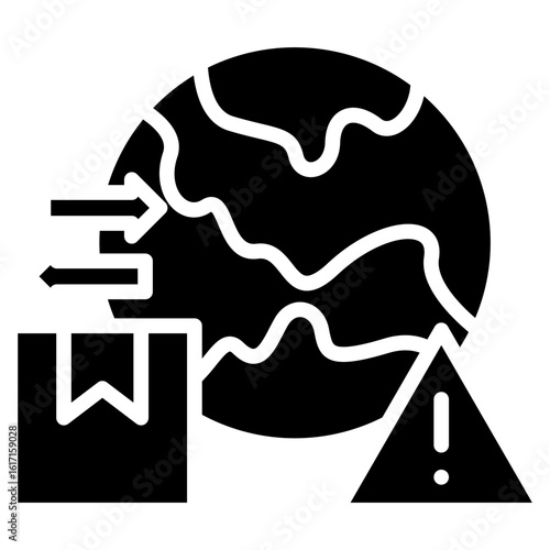 Export Restrictions glyph icon