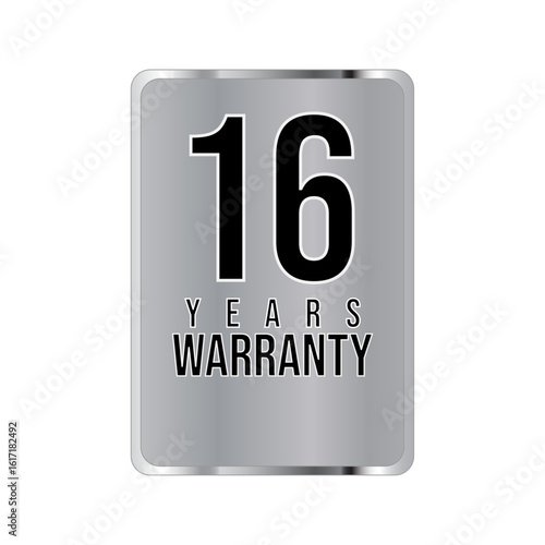 warranty stamp. sign. seal. Hologram stickers, holographic labels with silver texture, vector original product stamp. warranty badge sign insignia symbol with stars on white background