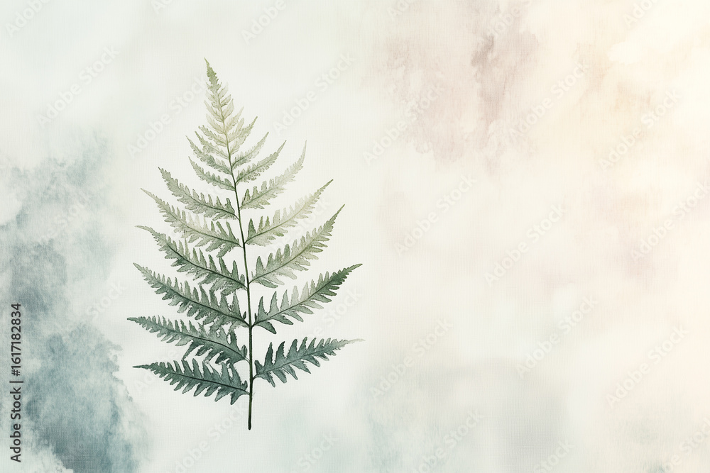 Obraz premium Frosted fir branches laden with snow evoke the serene beauty of a winter Christmas tree