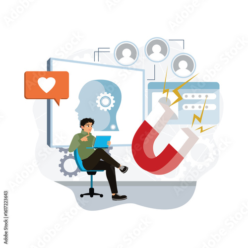 Men are increasing AI-enhanced automated customer engagement.