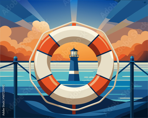 lifebuoy illustration
