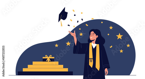 Graduation Ceremony Celebration: Achieving Academic Success and Future Dreams