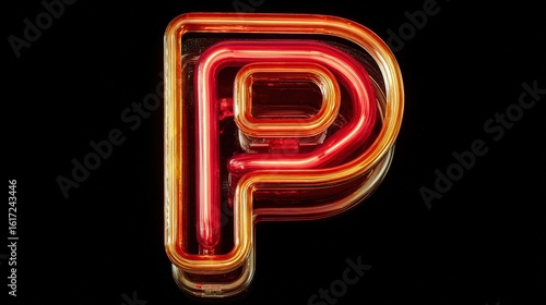 Neon letter 