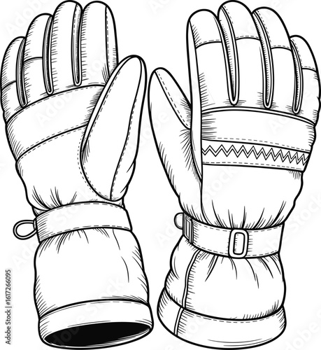High-Quality Winter Gloves, Essential Cold Weather Gear, Durable and Warm, Perfect for Outdoor Activities, Stylish and Functional Design