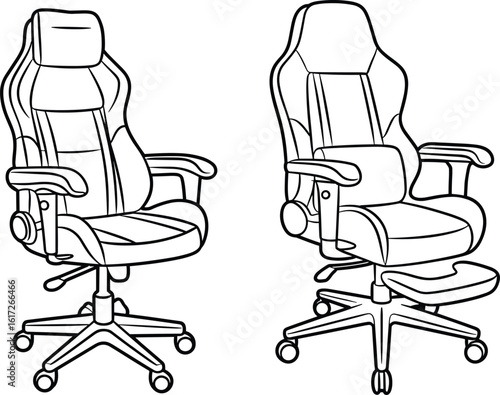Ergonomic Office Chairs, Adjustable Features, Lumbar Support, Footrest Extension, Comfortable Seating, High Back Design, Home Office, Executive Chair, Swivel Base