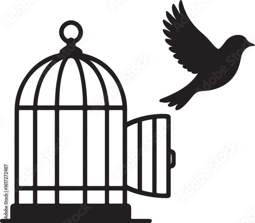 bird in cage