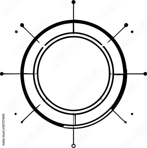 vector illustration of a target