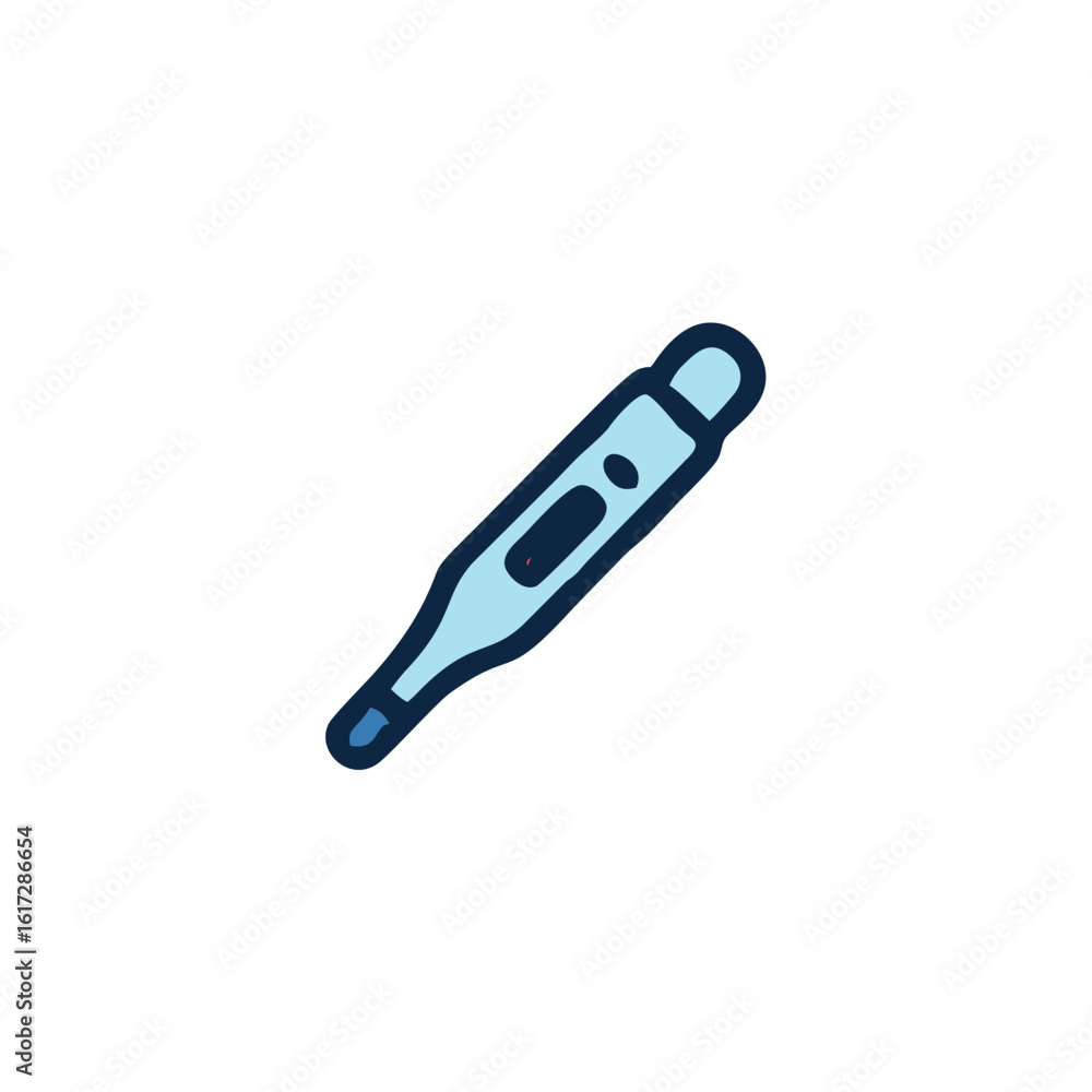 Medical Thermometer Temperature Vector Icon Medical Thermometer Temperature Vector Icon