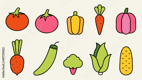 Collection of fresh wholesome organic produce featuring ripe tomatoes and crisp onions perfect for culinary and health focused designs