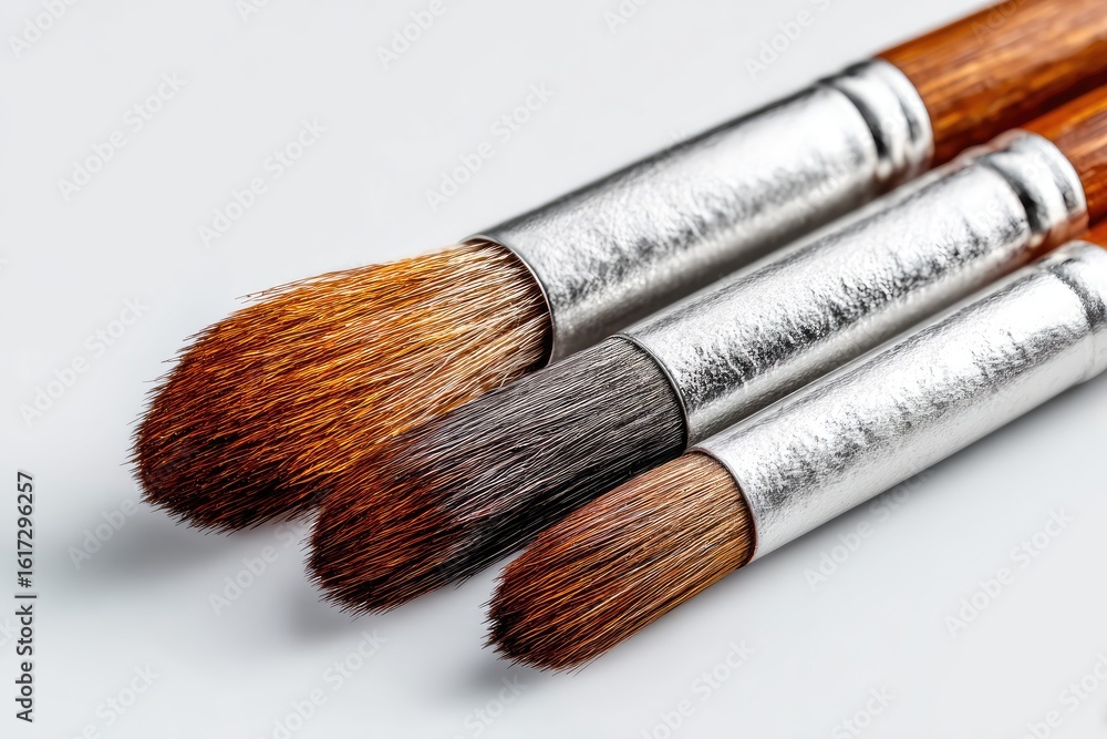Fototapeta premium Close-up of paintbrushes