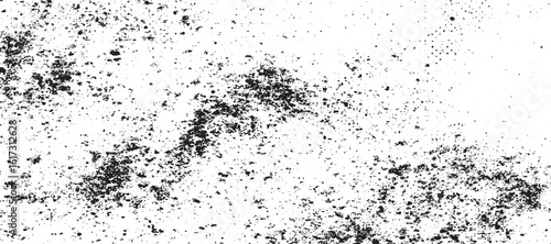 Dirt overlay or screen effect use for grunge and grunge dust overlay background with black textured design on white canvas suitable for creative editing projects  