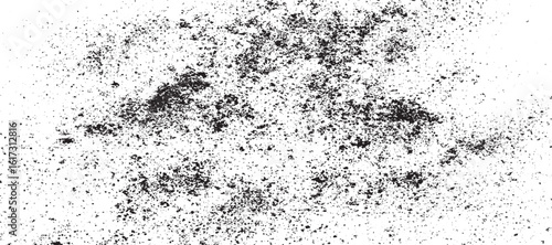 Dirt overlay or screen effect use for grunge and grunge dust overlay background with black textured design on white canvas suitable for creative editing projects  